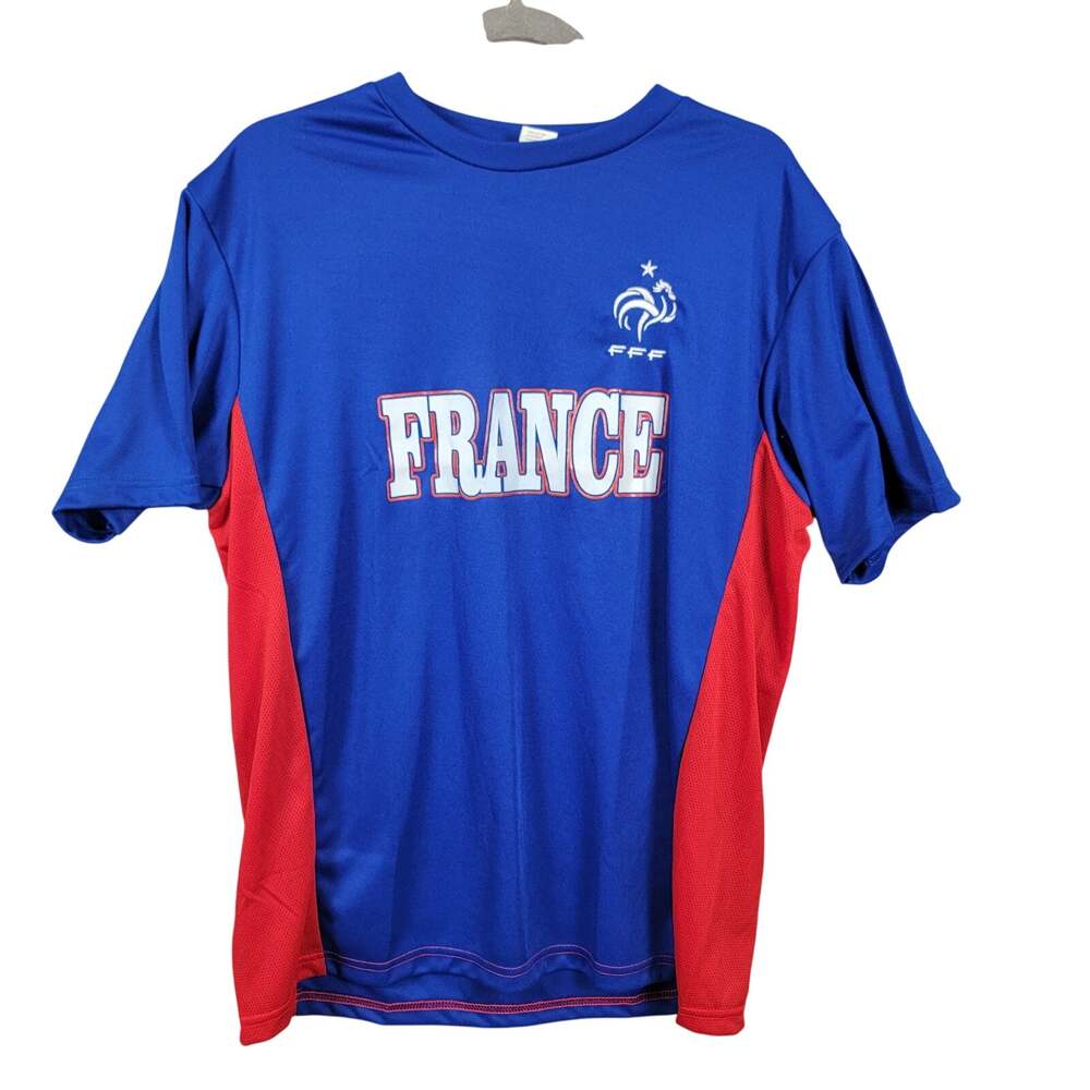 France National Team Soccer Jersey Red Blue One Size